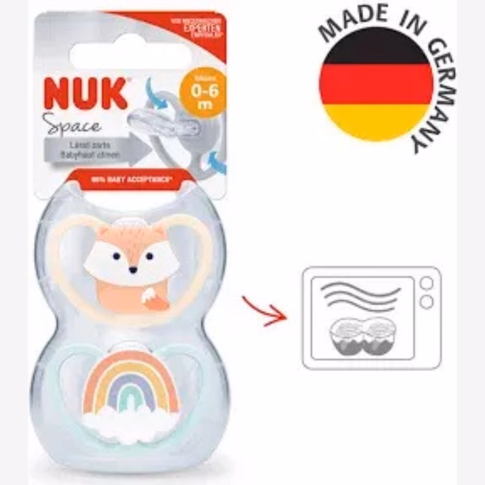 NUK Soother Space 0–6 Months – Orthodontic Pacifier 3