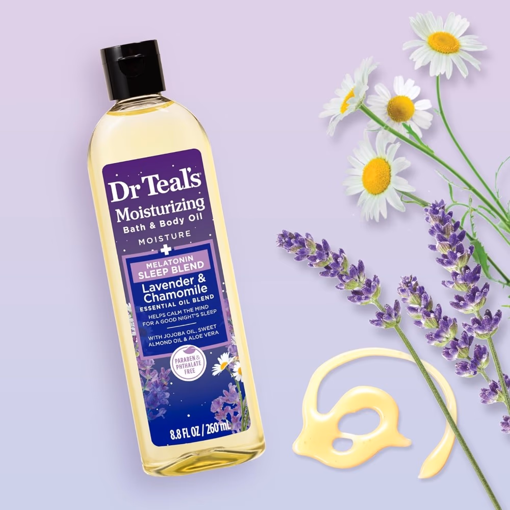 Dr. Teal's Bath & Body Oil Moisturizing Sleep Blend 260ml 3