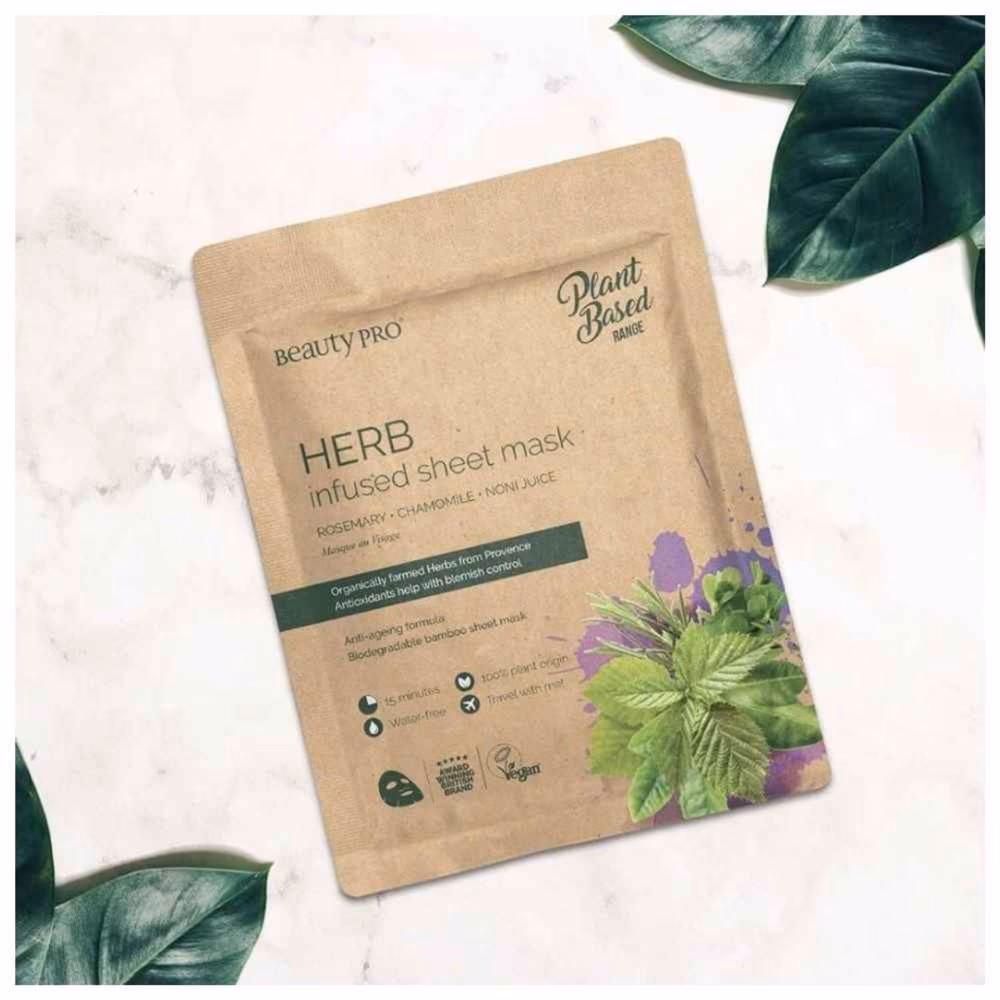 Beauty Pro Herb Infused Sheet Face Mask 22ml 4