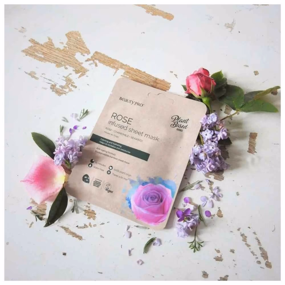 Beauty Pro Rose Infused Sheet Mask 22ml 4