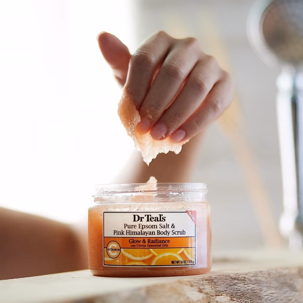Dr. Teal's Epsom Salt Body Scrub Vitamin C 454gm 3