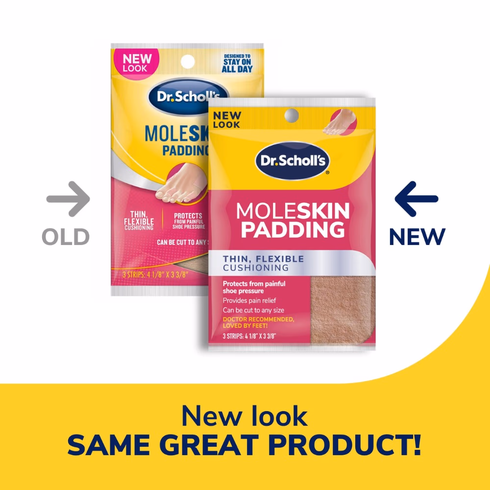 Dr. Scholl's Moleskin Padding 3 Strips 4