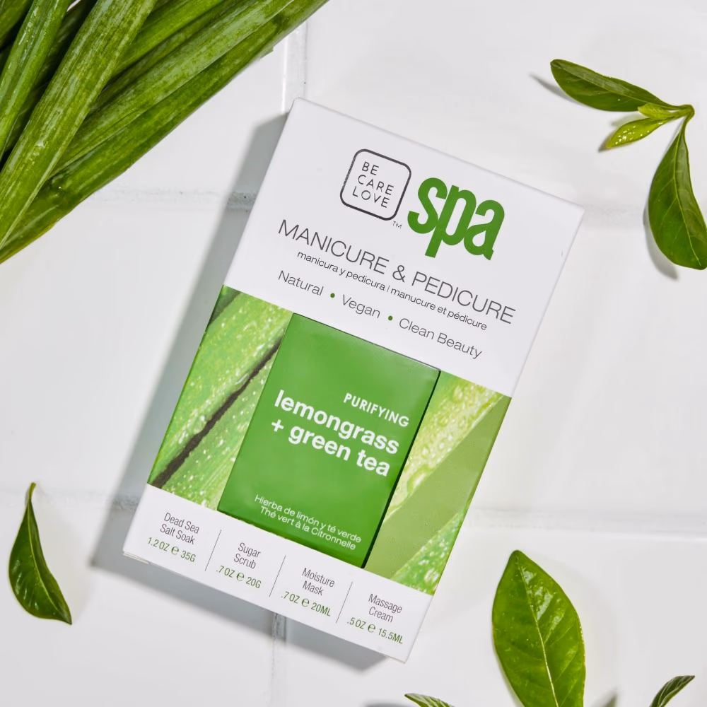 Be Care Love Spa Lemongrass + Green Tea 4 Pack 2