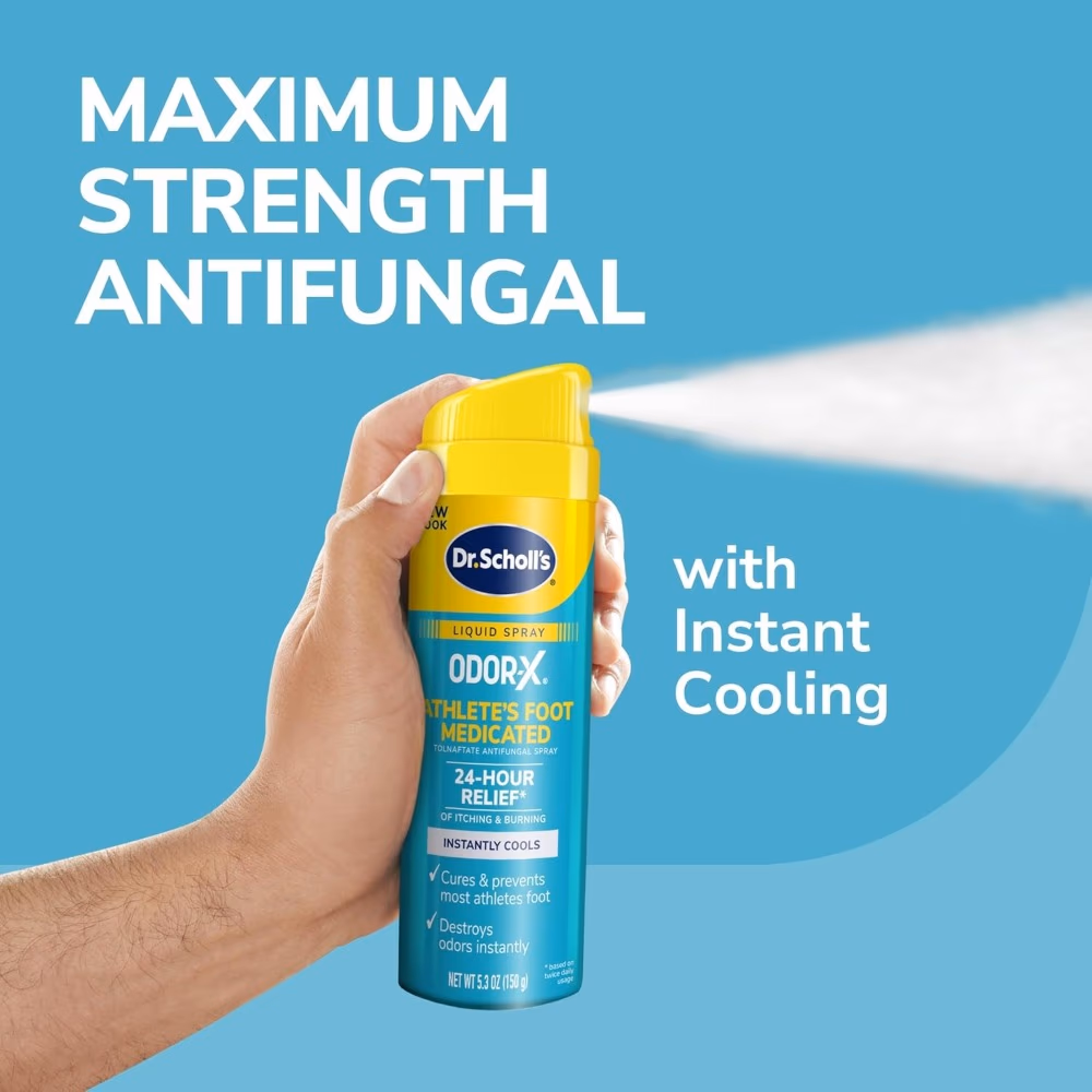 Dr. Scholl's OdorX Athlete's Foot Liquid Spray 150gm 5