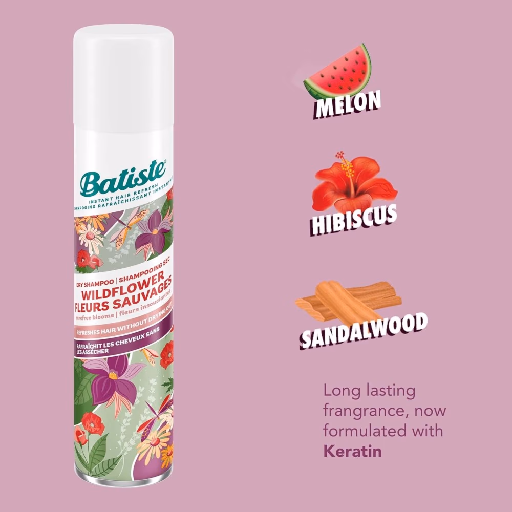 Batiste Dry Shampoo Wild Flower 200ml 3
