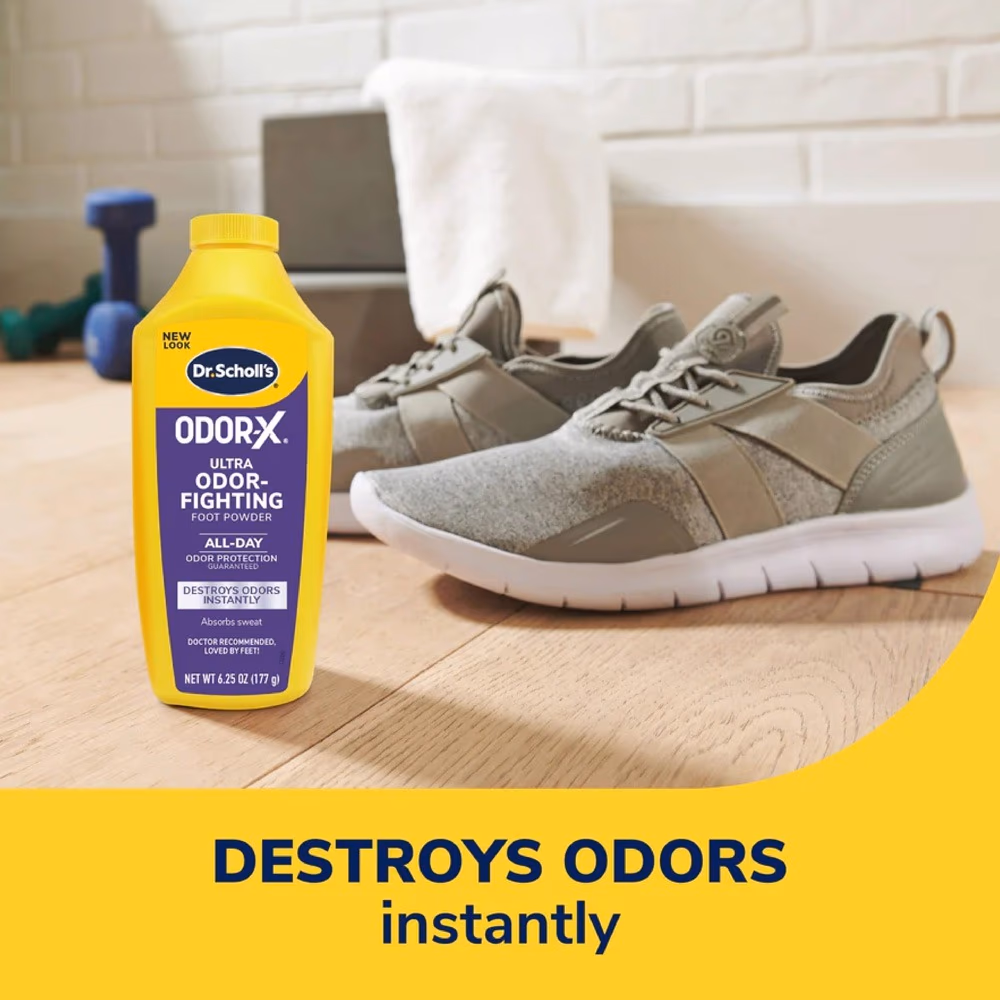 Dr. Scholl's OdorX Odor Fighting Foot Powder 177g 4