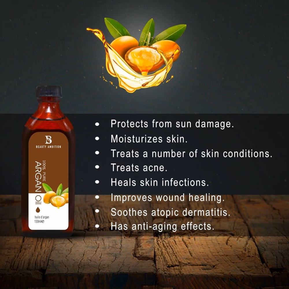 Beauty Ambition 100% Pure Argan Oil 150ml 4