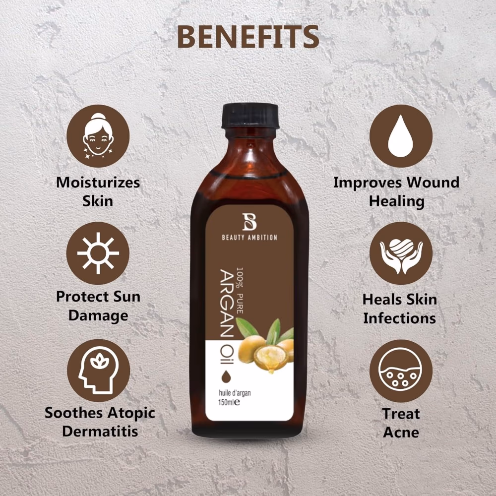 Beauty Ambition 100% Pure Argan Oil 150ml 3