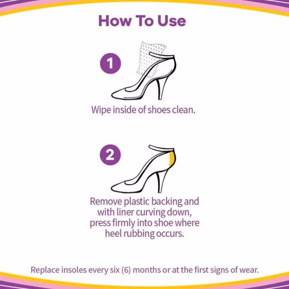 Dr. Scholl's Stylish Step Heel Liners Variety Pack 4