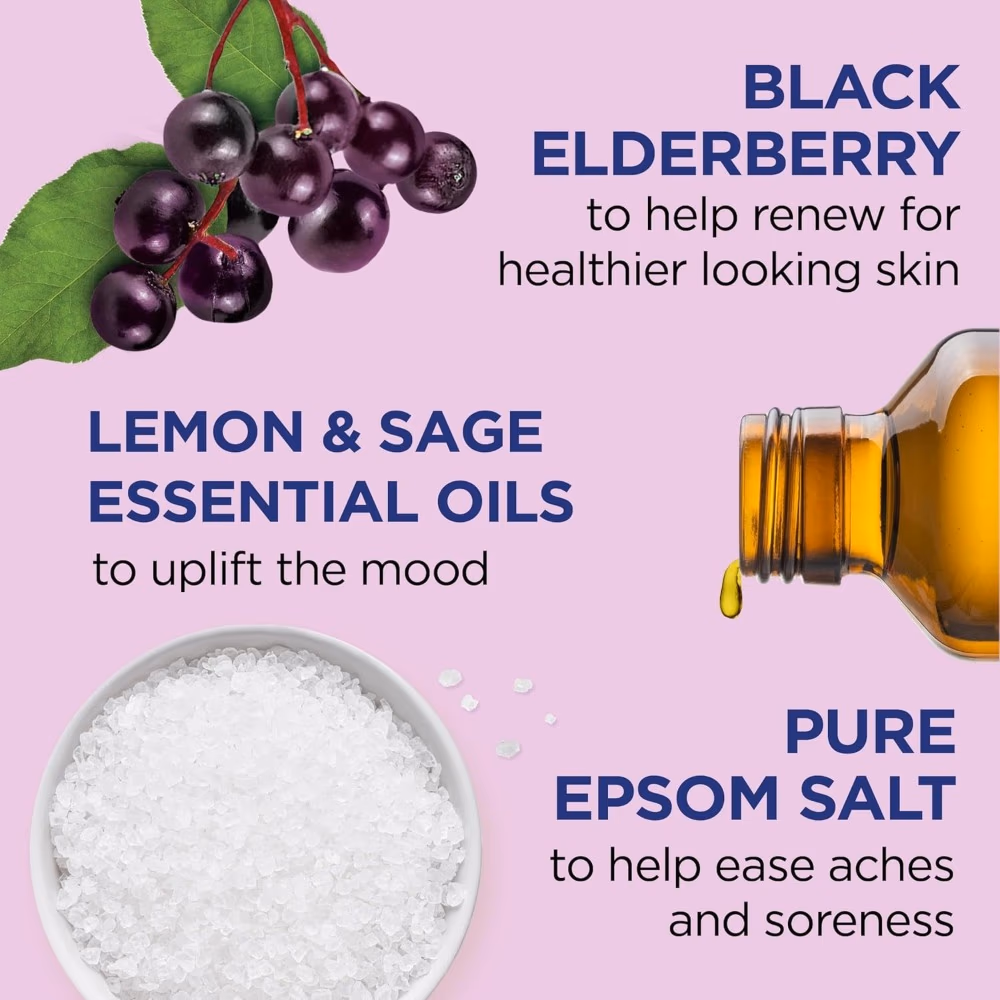 Dr. Teal's Black Elderberry Soaking Solution 1.36kg 2
