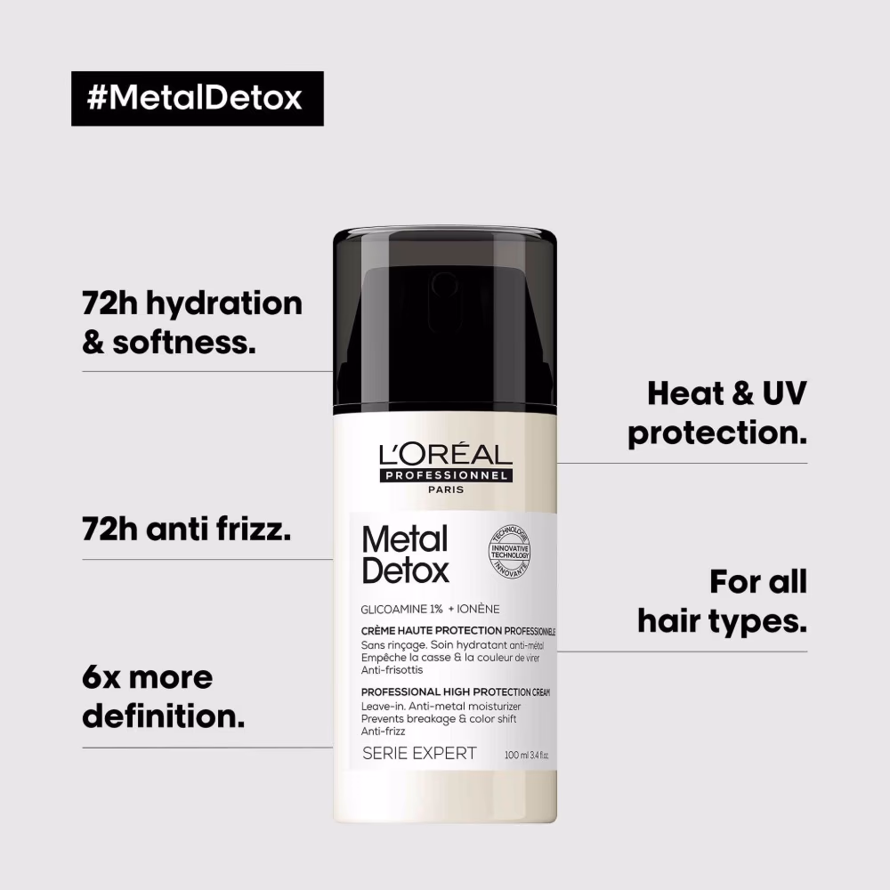 L'Oréal Professionnel Serie Expert Metal Detox Protection Cream 100ml 4