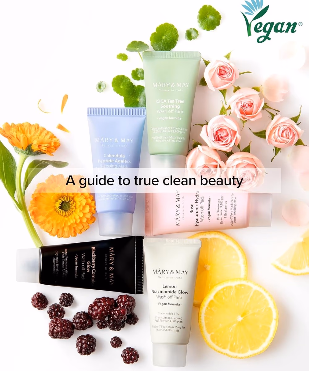 Mary And May Vegan Wash Off Mask Mini Gift Set 3