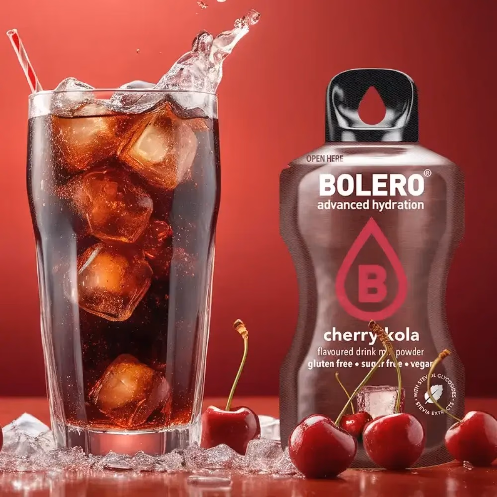 Bolero Advanced Hydration Drink Cherry Kola Flavor 24's pack 4