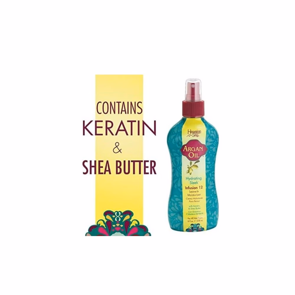  Hawaiian Silky Argan Oil Hydrating Sleek Moisturizer 238ml 3