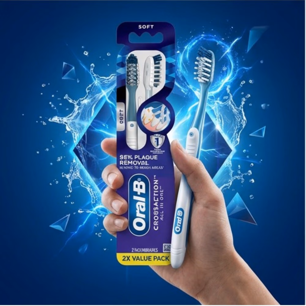 Oral-B CrossAction Soft Toothbrush 2S 4