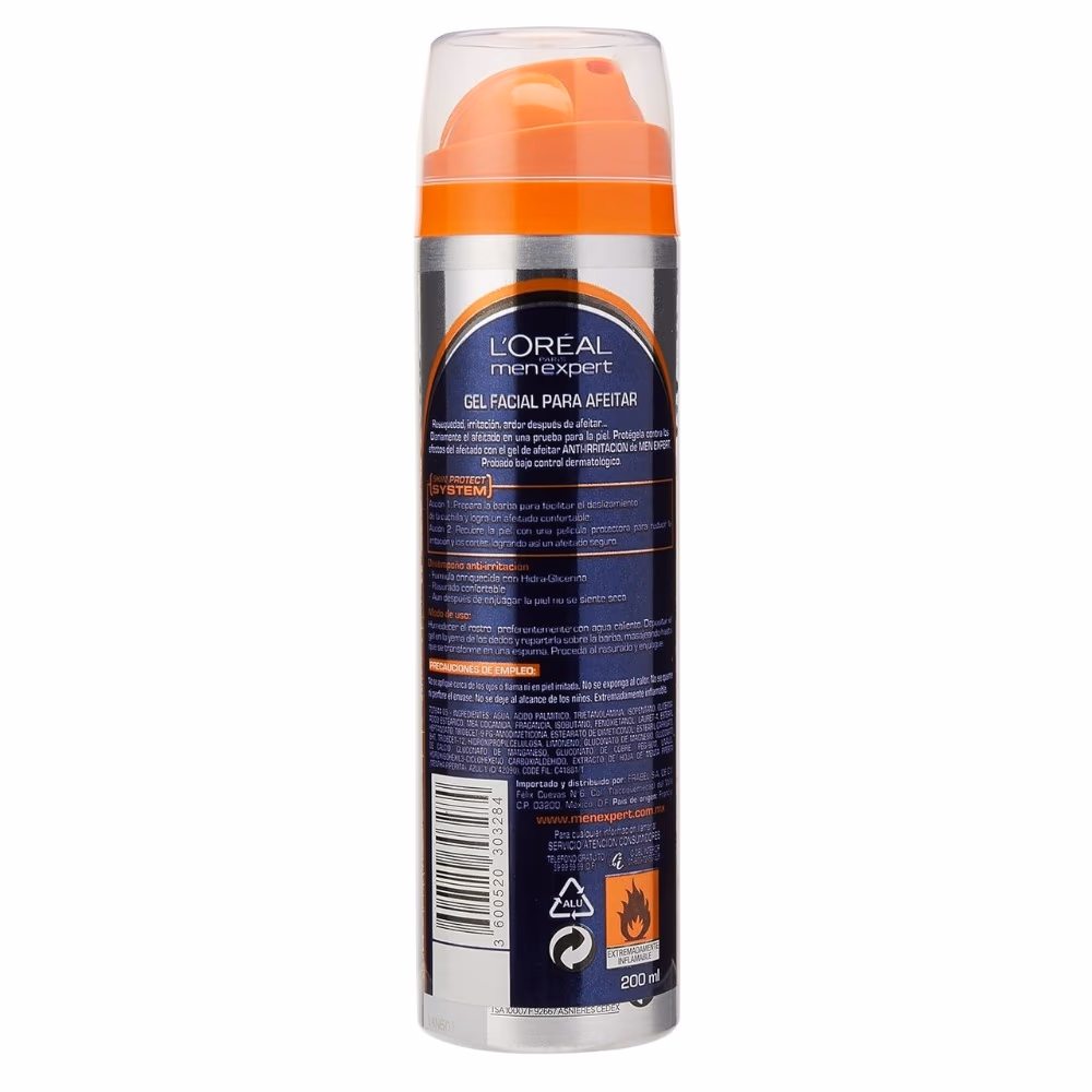 L'Oréal Men Expert Anti-Irritation Shaving Gel 200ml  2