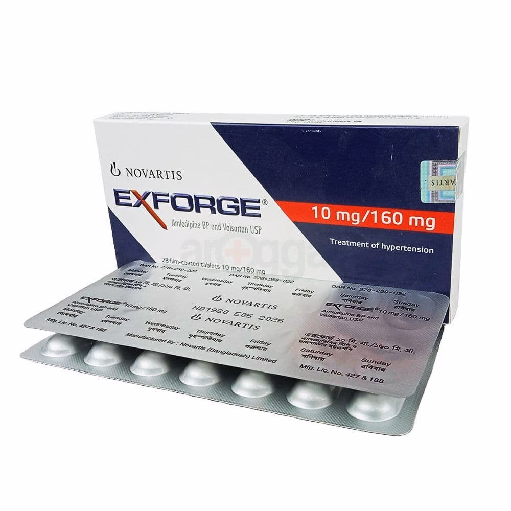 Exforge 10mg/160mg Tablet | Pack of 28 2