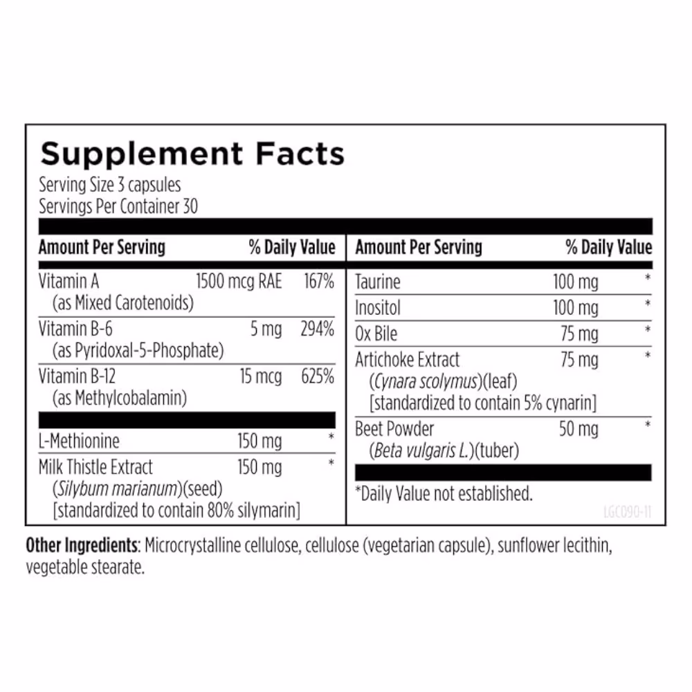 Designs For Health LV-GB Complex- 90 Capsules 3