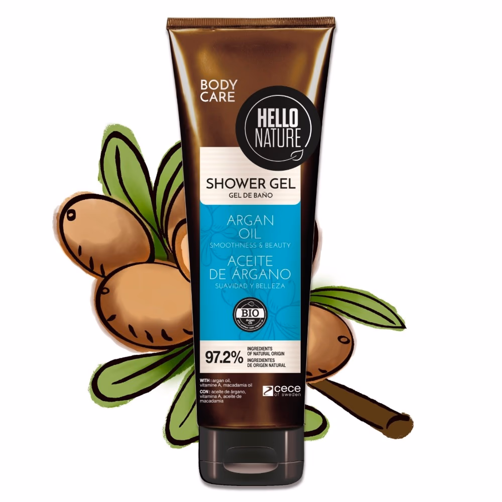 Hello Nature Argan Oil Shower Gel 250ml 5