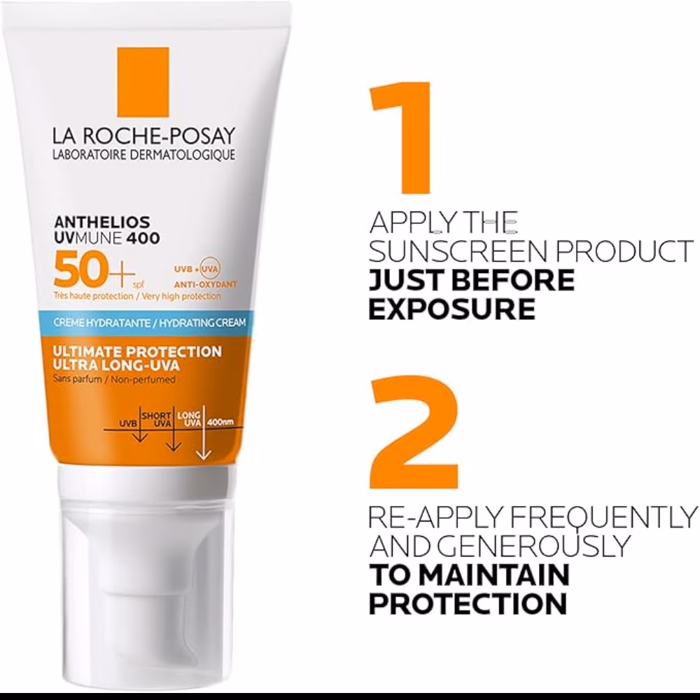 La Roche-Posay Anthelios UVMune 400 Hydrating Cream SPF 50+ 50ml 4