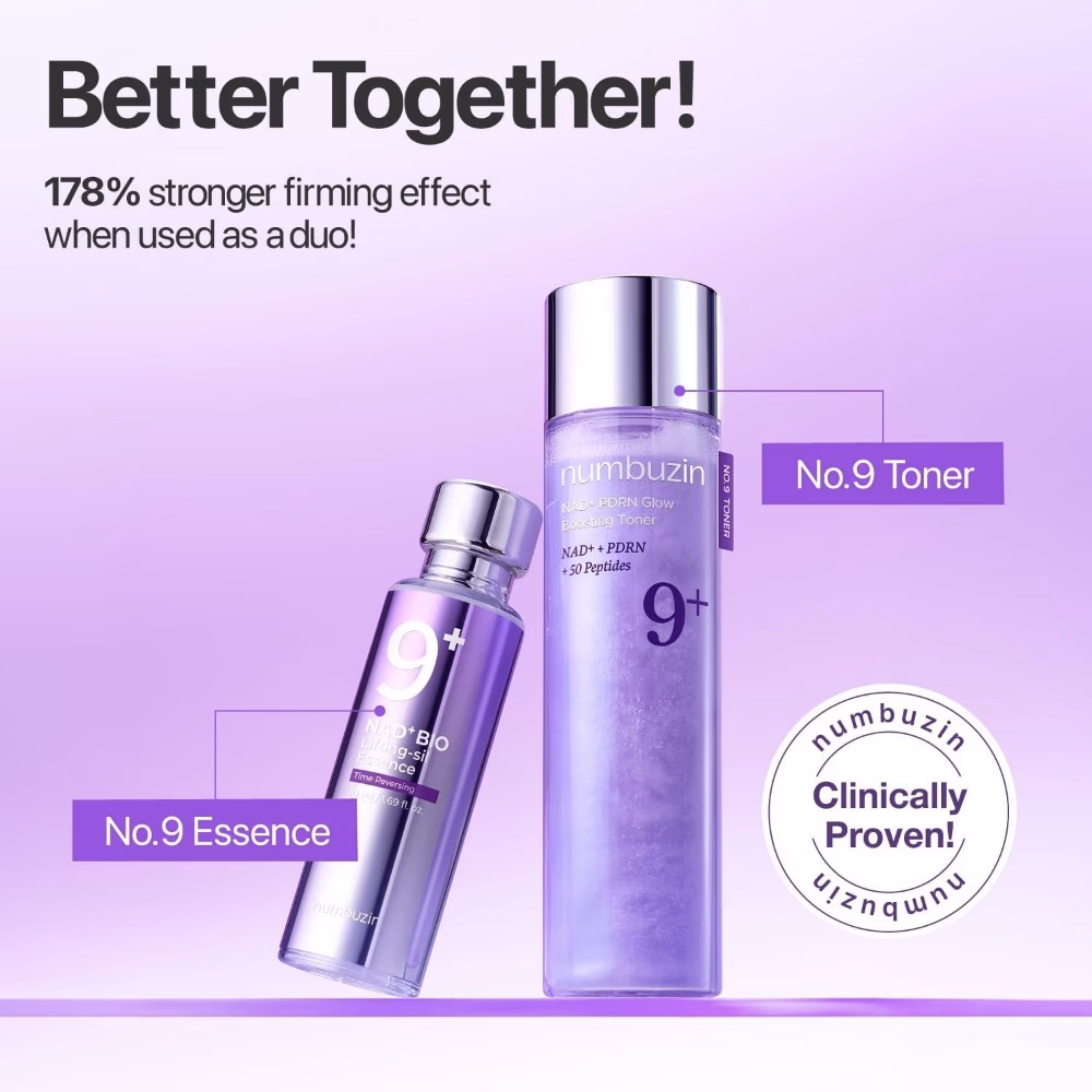 Numbuzin 9+ NAD+ PDRN Glow Boosting Toner 150ml 5