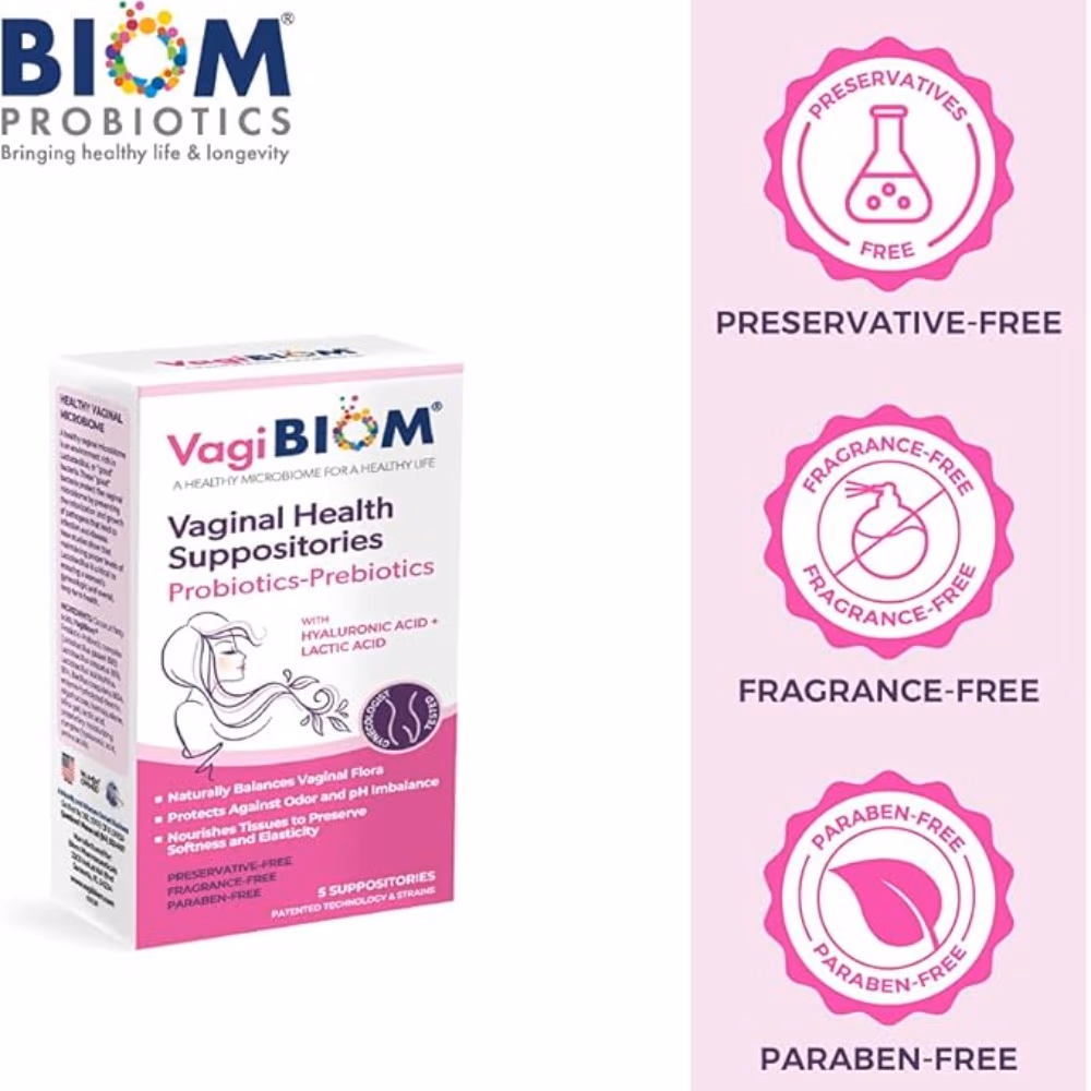 Vagibiom Vaginal - 5 Suppositories 3