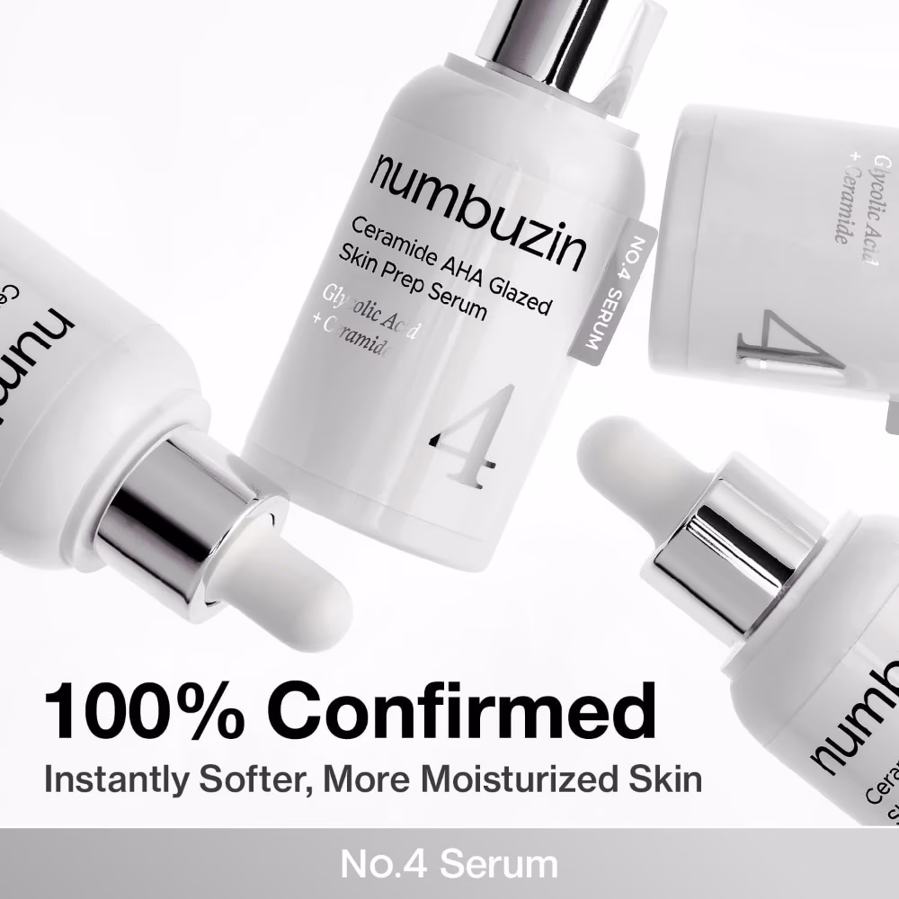 Numbuzin No.4 Ceramide AHA Skin Prep Serum 30ml 3