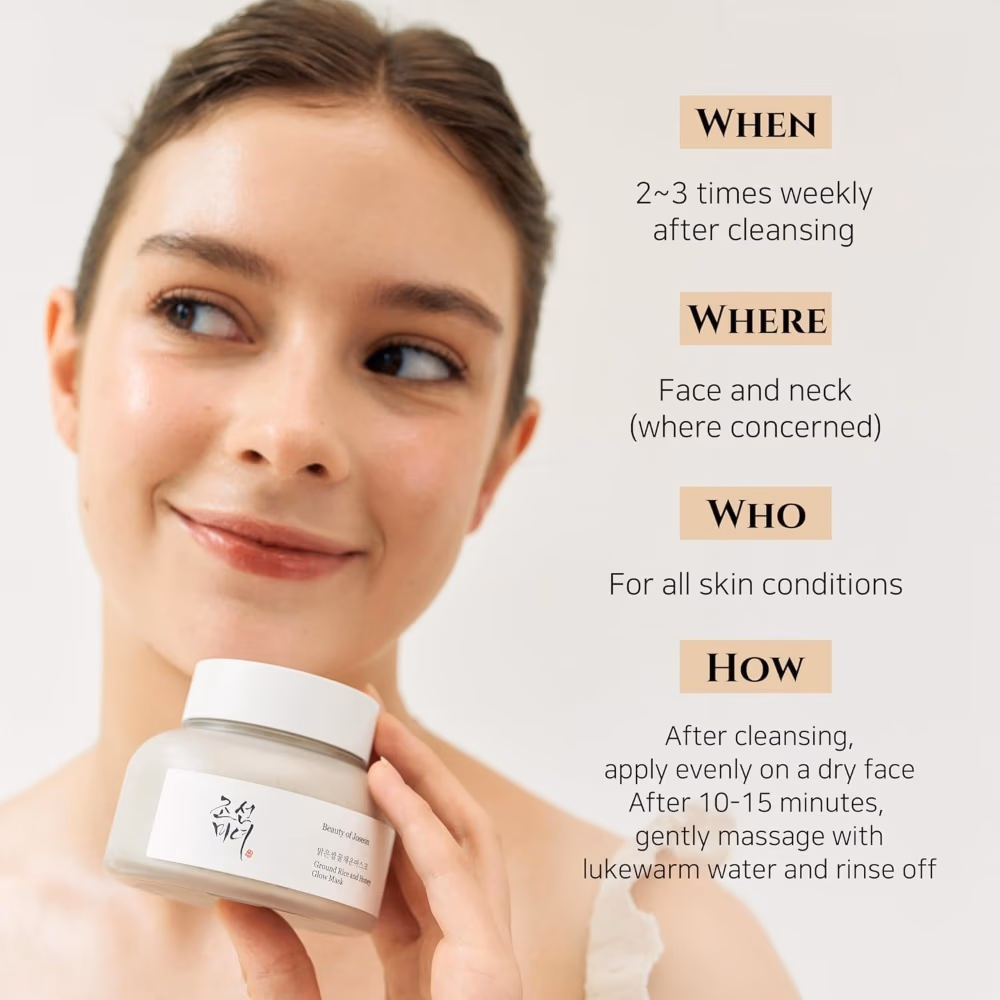 Beauty Of Joseon Ground Rice And Honey Glow Mask – 150ml Nourishing Wash-Off Mask With Rice And Honey To Gently Exfoliate And Boost Radiance. 2