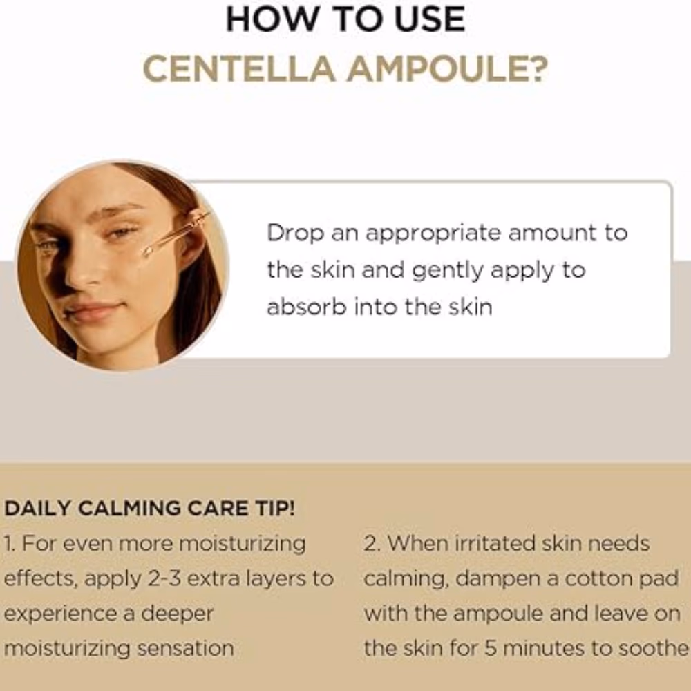SKIN1004 Madagascar Centella Ampoule – 55ml Soothing ampoule with 100% Centella Asiatica extract to calm, hydrate, and repair sensitive skin. 2