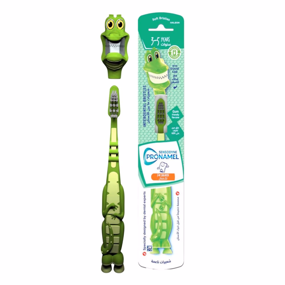 Sensodyne Pronamel Toothbrush for Children 3-5 Years - Bunny/Croco 3