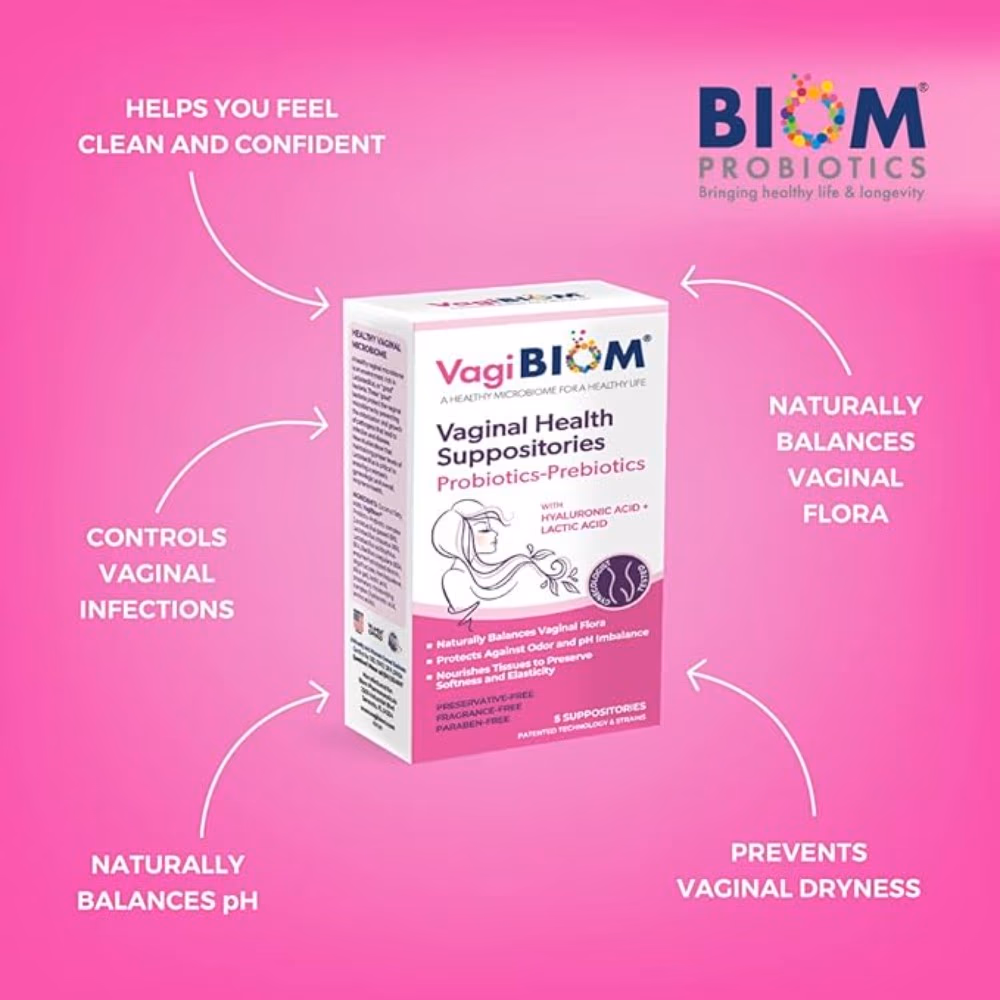 Vagibiom Vaginal - 5 Suppositories 4