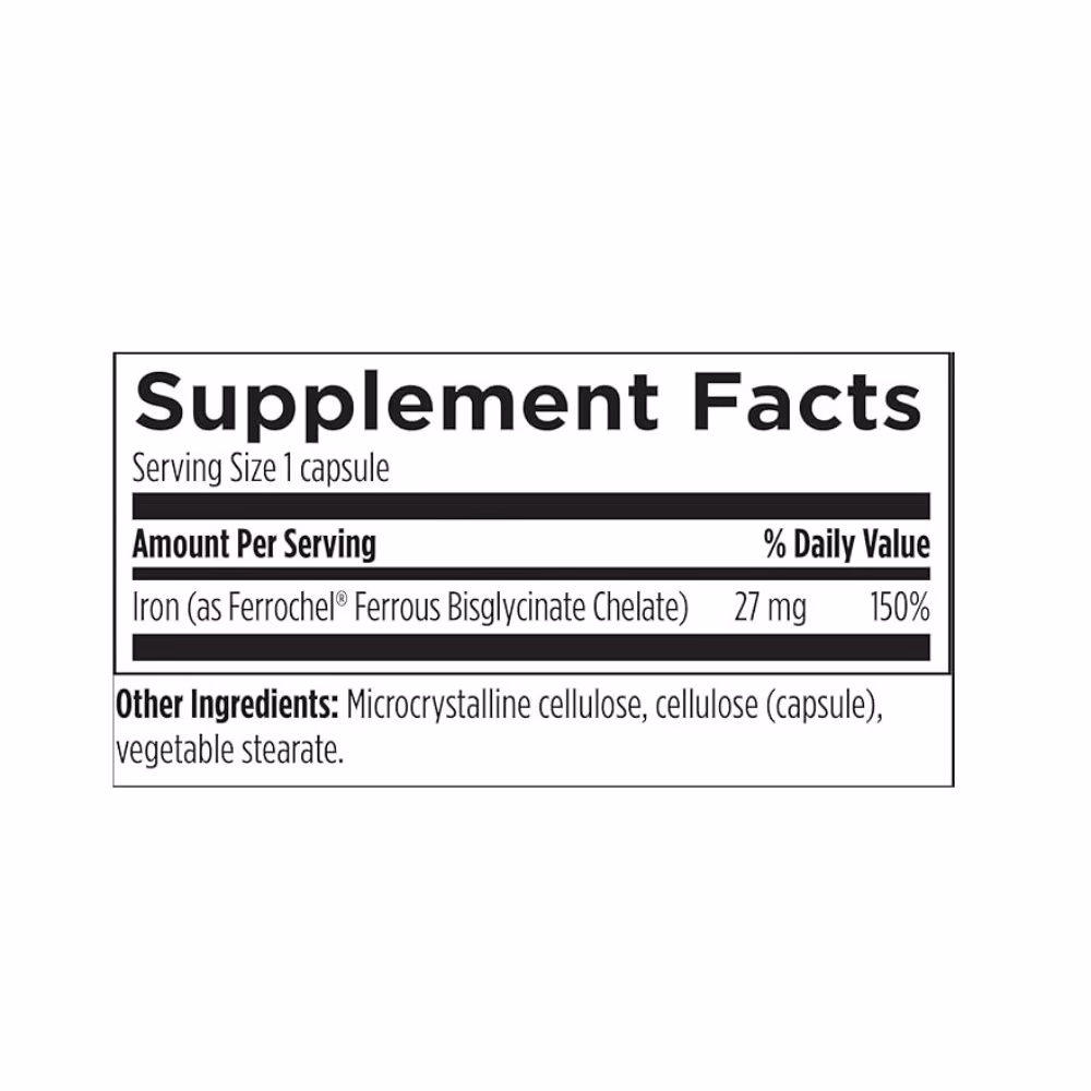 Designs For Health Ferrochel - 120 Vegetarian Capsules 2
