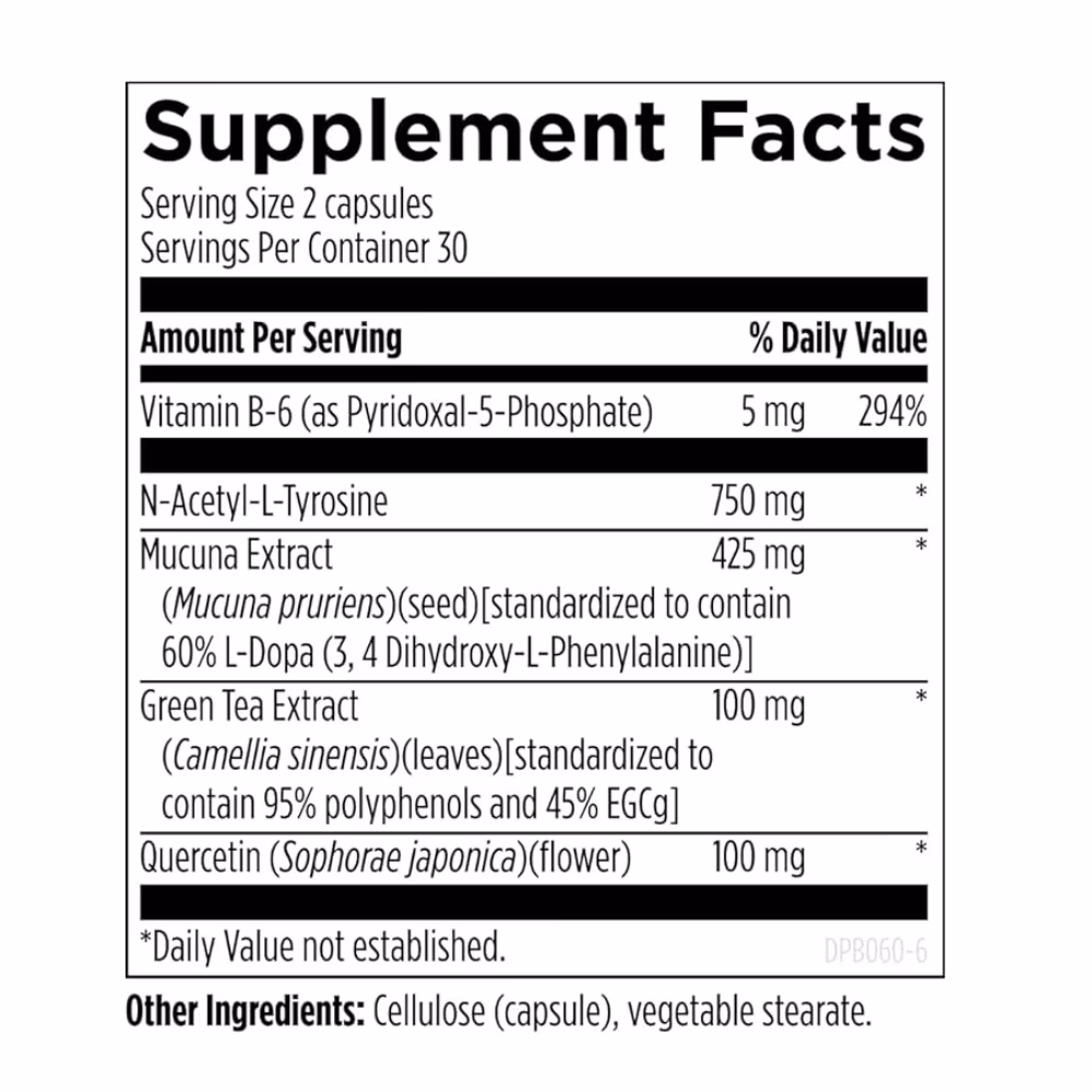 Designs For Health Dopa Boost Vegetarian - 60 capsules 3