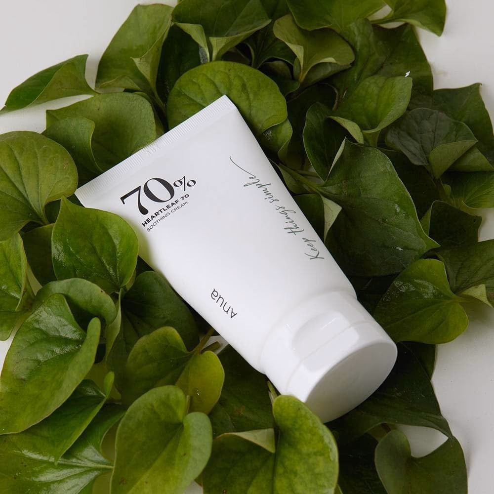 Anua Heartleaf 70 Soothing Cream 100ml - Calming Cream With 70% Heartleaf Extract To Soothe And Hydrate Skin. 2