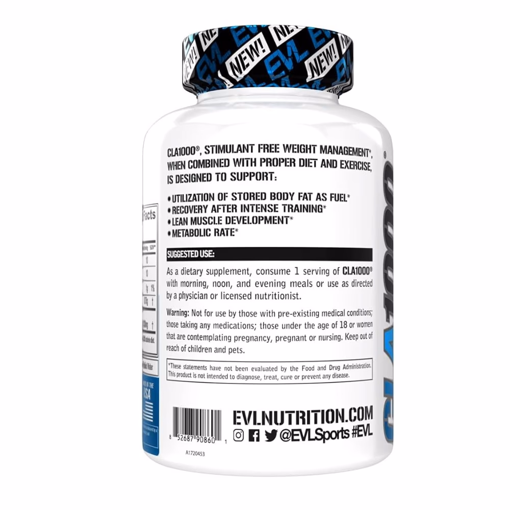 Evogen CLA 1000mg Softgels 90s 3