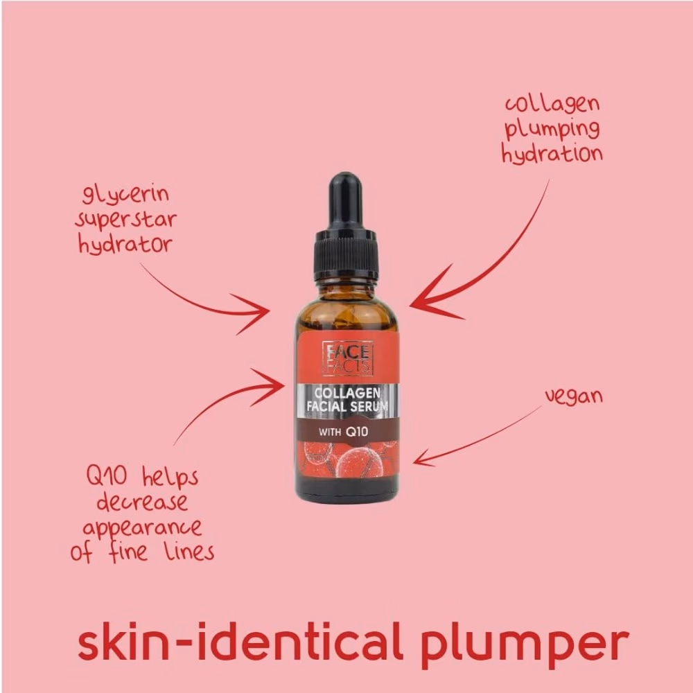 Face Facts Collagen with Q10 Facial Serum 30ml 2
