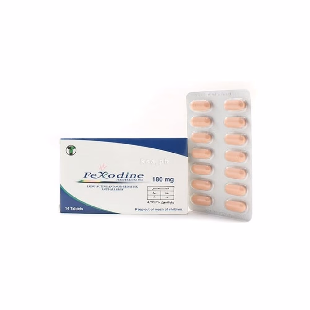 Fexodine 180mg Tablets 14s 3