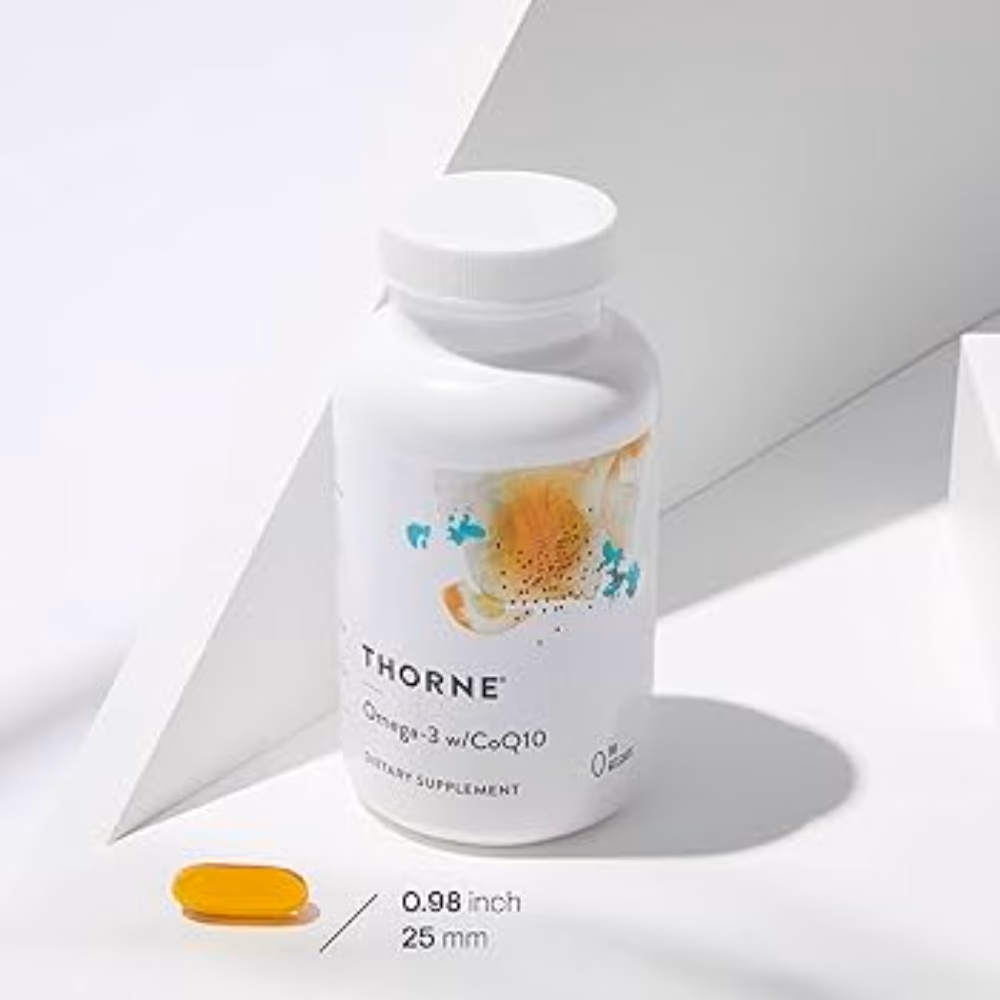 Thorne Omega-3 with CoQ10 90 Softgels 3
