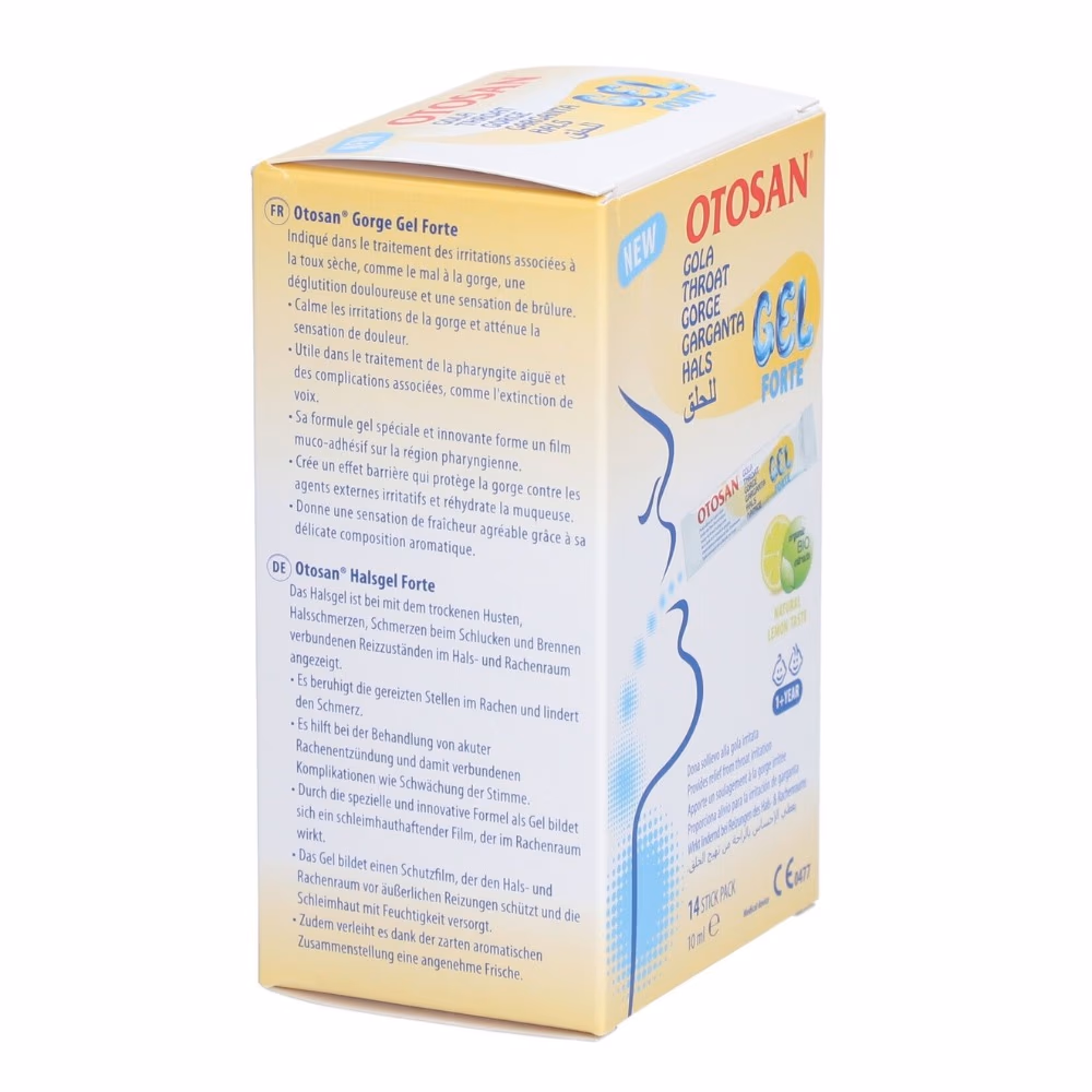 Otosan Throat Gel Forte Stick 14s 3
