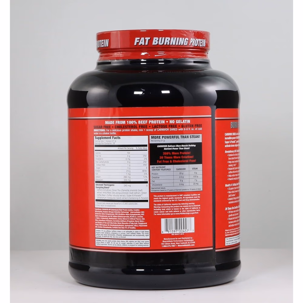 MuscleMeds Carnivor Shred Chocolate 4.56lb 2