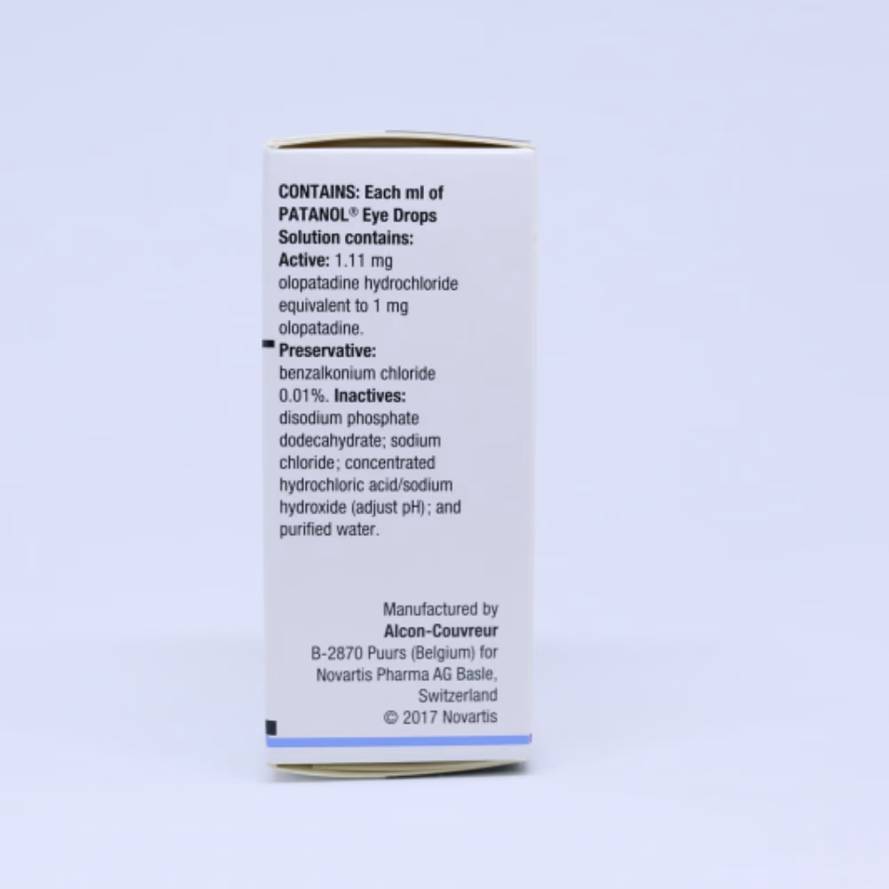 Patanol 0.1% Eye Drops 5ml 3
