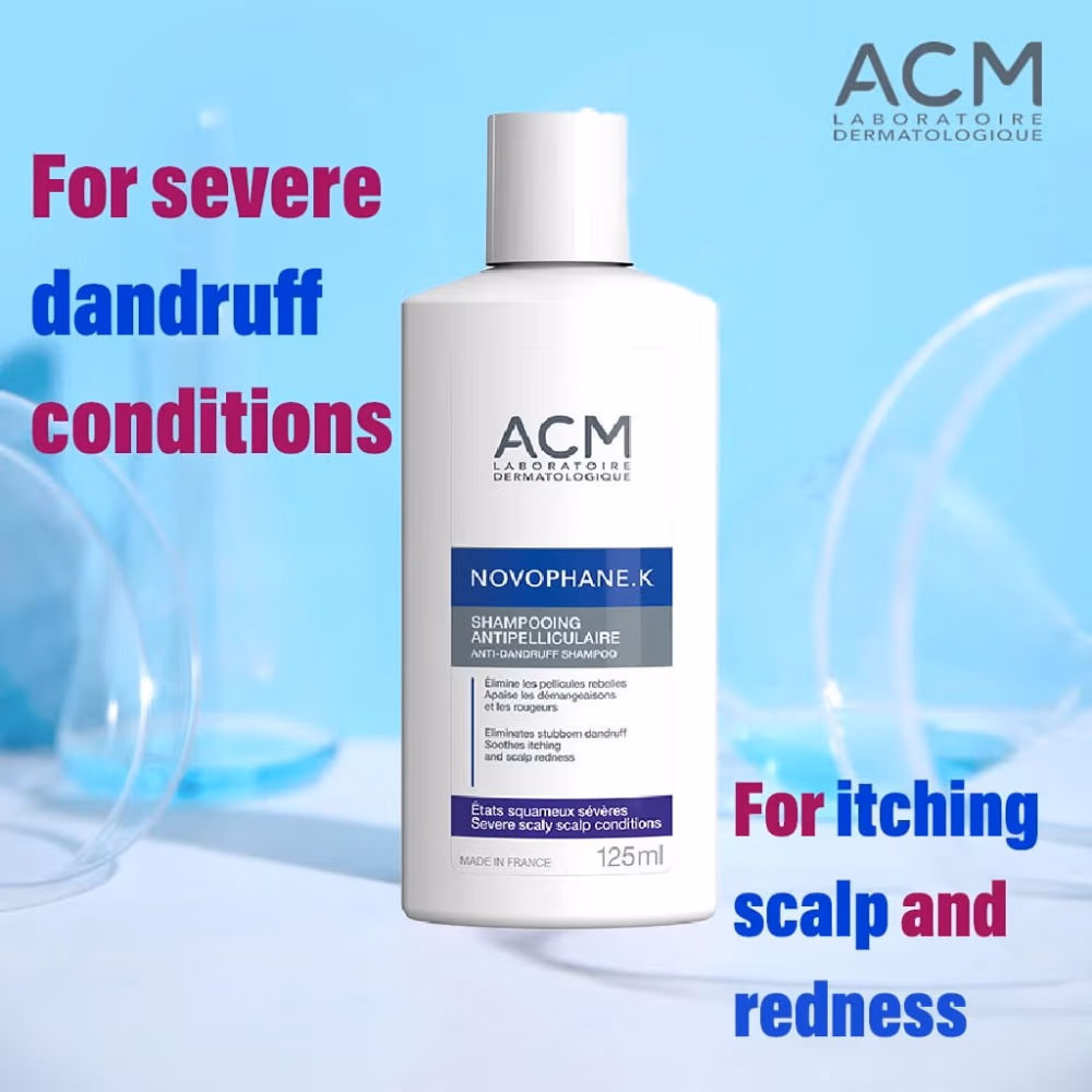ACM Novophane K Anti-Dandruff Shampoo 125ml  3