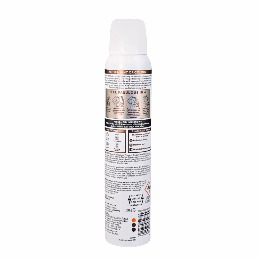 Batiste dry Shampoo Chatains 200ml 2