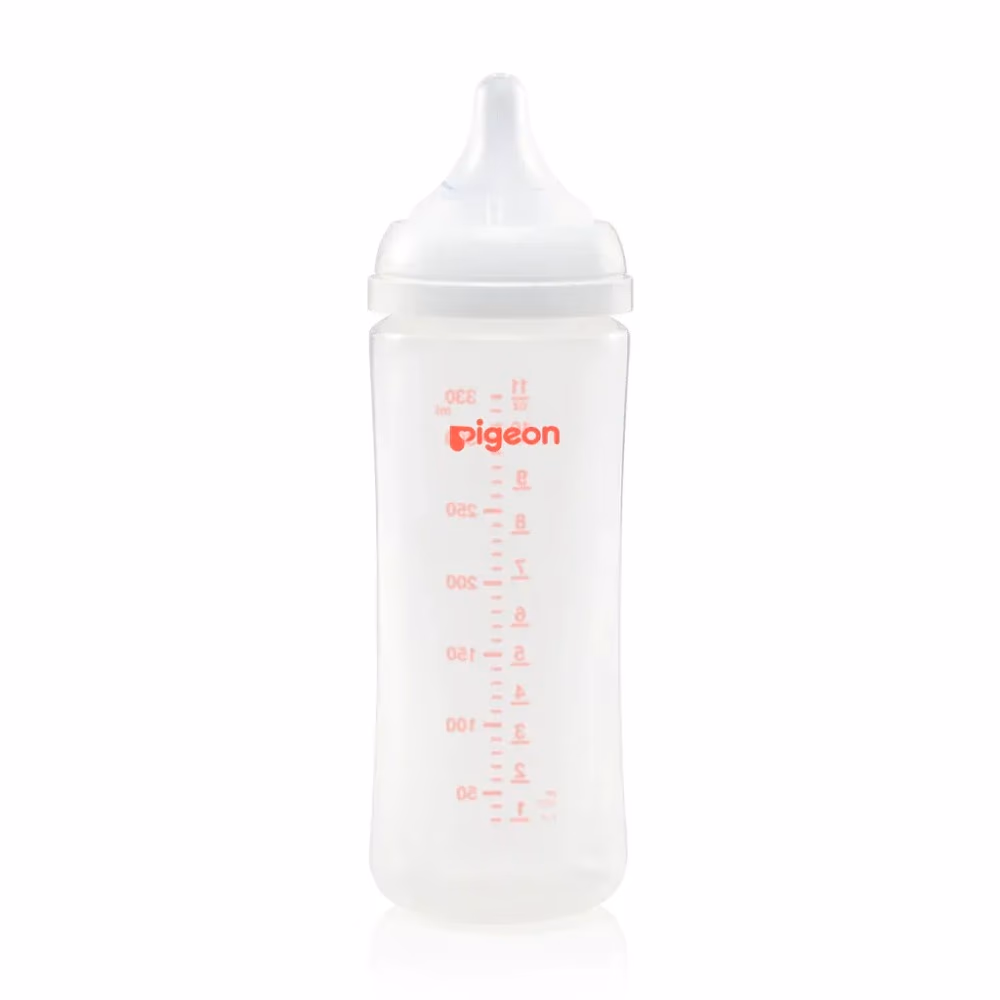 Pigeon SofTouch Plastic Bottle PAB1226 6+ Months 330ml 2