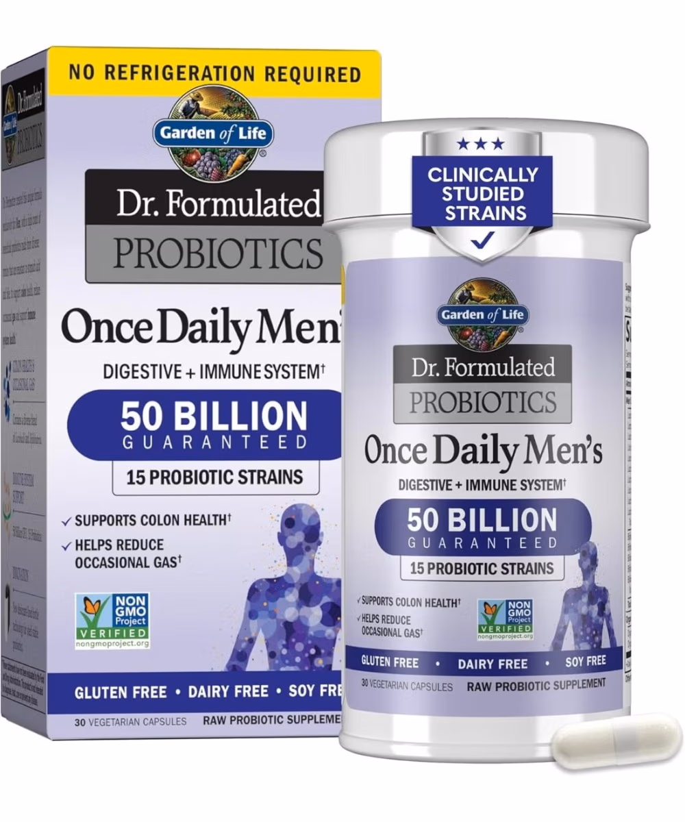 Garden Of Life Dr. Formulated Probiotics Once Daily Men 50 Billion Capsules 30S 2