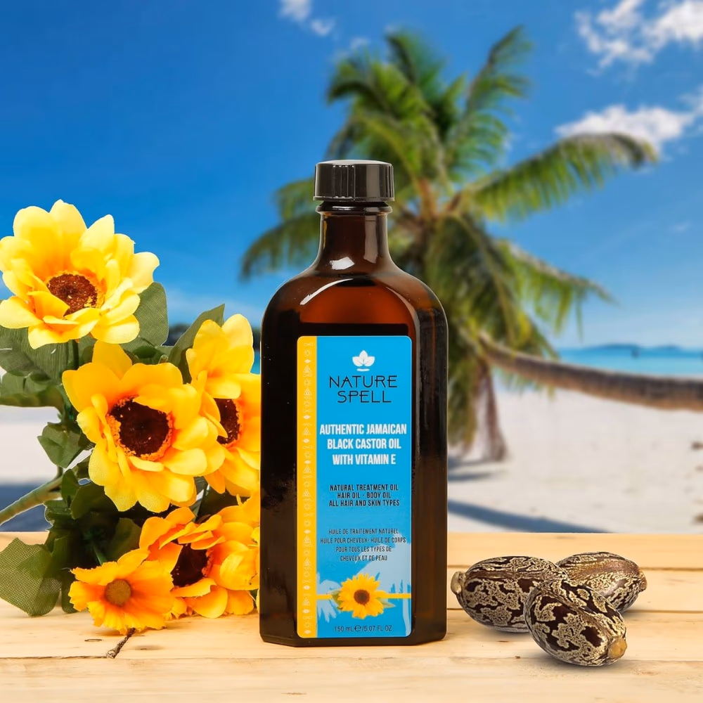 Nature Spell Authentic Jamaican Black Castor Oil with Vitamin E 150ml 2