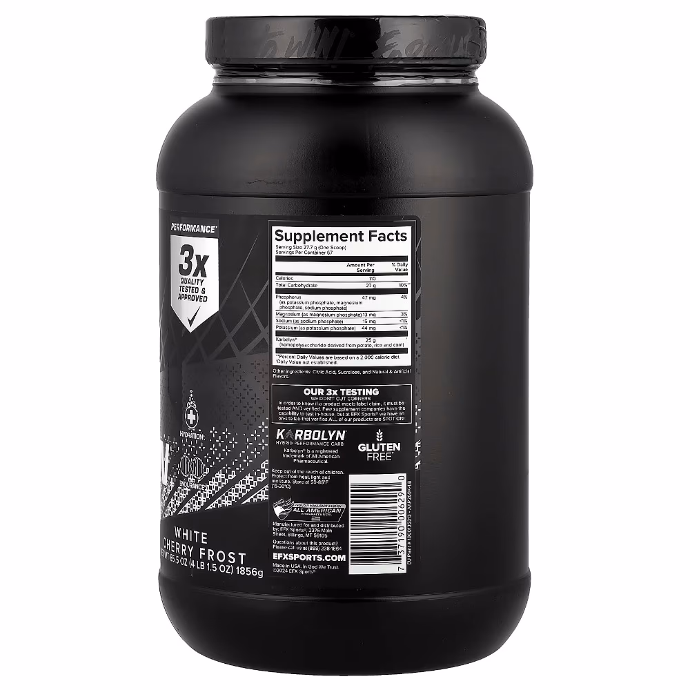 EFX Karbolyn Fuel Hydrate White Cherry Frost 4lb 2