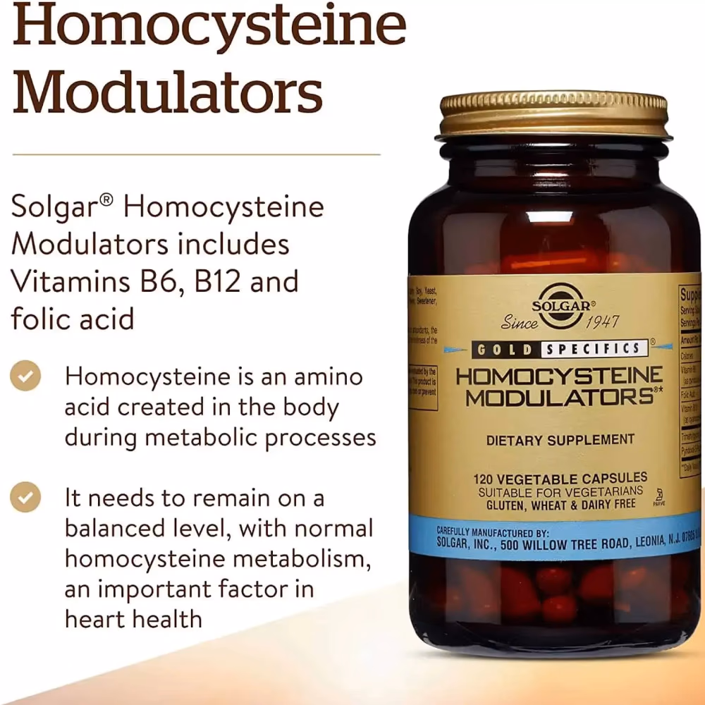 Solgar Homocysteine Modulators Capsules 120s 3