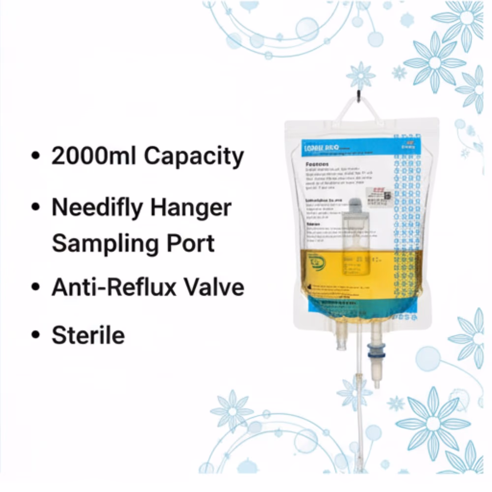 Bromed Urine Bag 2000ml With Butterfly Hanger 5