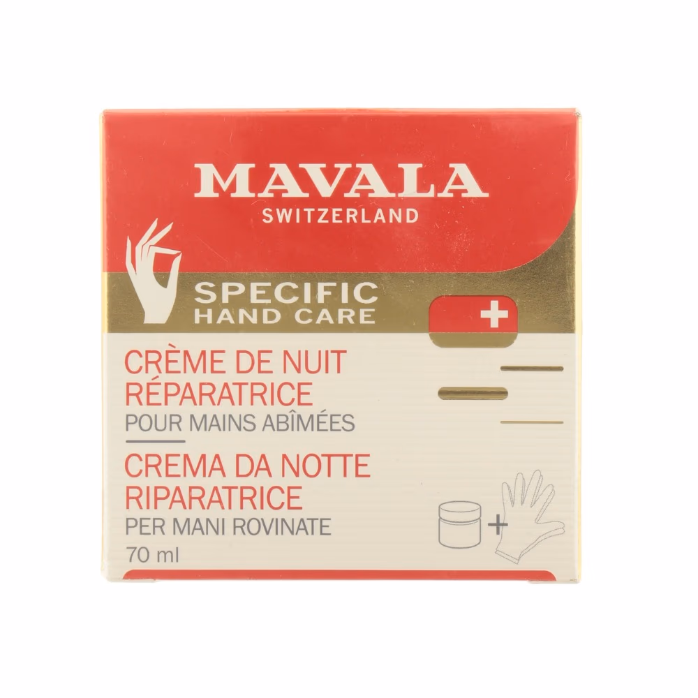 Mavala Repairing Night Cream for Damaged Hands 70ml 2